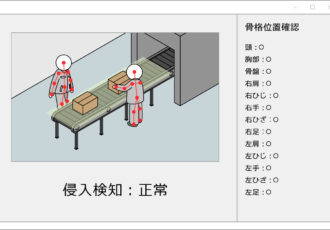 エリアへの人の侵入を検知。侵入監視ソフト