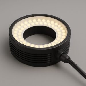 産業用LEDリング照明の3Dイメージ